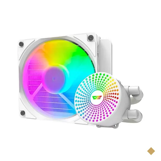 Water Cooler para Processador Aigo darkFlash Radiant DC120 ARGB - Branco