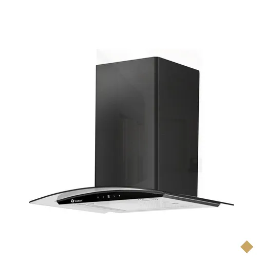 Coifa Parede Gallant Milano Vidro Curvo Titanium 60 cm