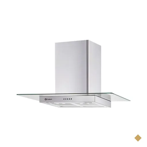 Coifa Parede Gallant Venezia Vidro Reto Inox 90cm