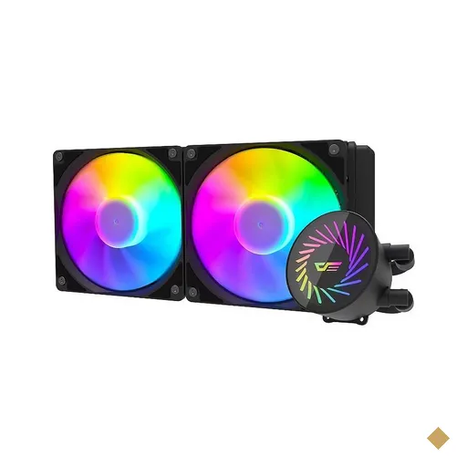 Water Cooler para Processador Aigo Darkflash Radiant DCS 240 RGB - Preto