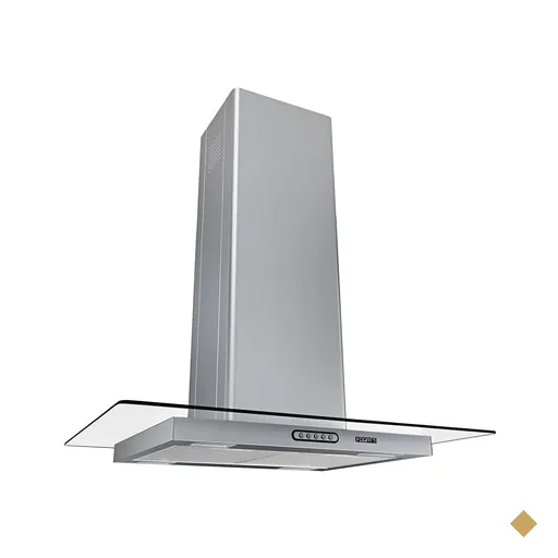 Coifa Ilha 75cm Vidro Reto Fogatti - 110V