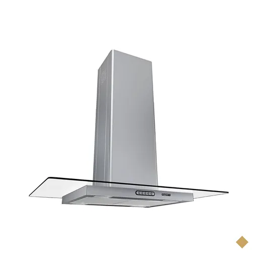 Coifa Ilha 90cm Vidro Reto Fogatti - 110V