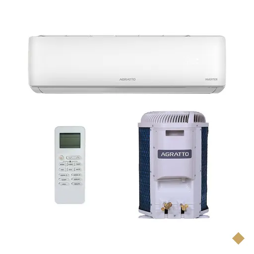 Ar Condicionado Split Hi Wall - Inverter R-32 - Zen - Agratto - 9.000 BTUs -…
