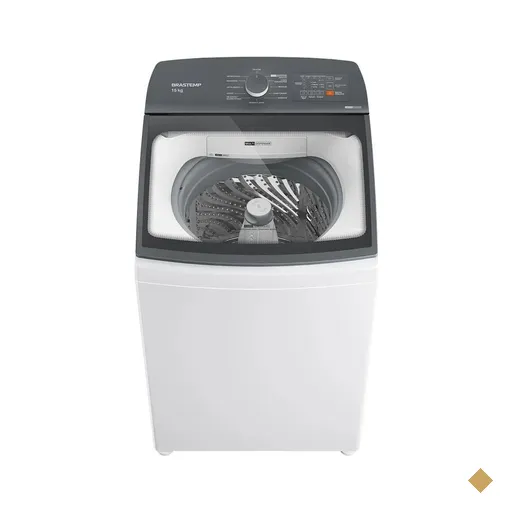 Máquina de Lavar Brastemp 15Kg Branca com Ciclo Tira Manchas Advanced e Smart…