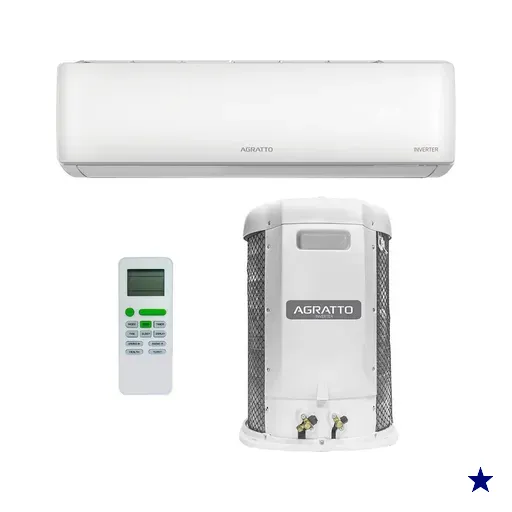 Ar Condicionado Split Hw Inverter Liv Top R-32 Agratto 30000 Btus Frio 220V…