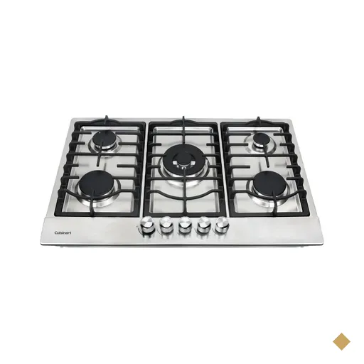 Cooktop a Gás Cuisinart Casual Cooking 5 Bocas 90cm Inox 220V