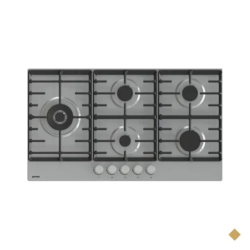 Cooktop à Gás Gorenje 5 Bocas 90Cm Inox 220V GW951X-BR