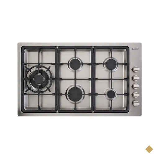 Cooktop a Gás com 5 Queimadores PLF950SLTX-E Prime Cooking 220V Cuisinart