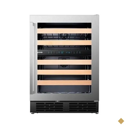 Adega de Vinhos Gorenje 46 Garrafas 138 Litros de Embutir Dual Zone Inox 110V…