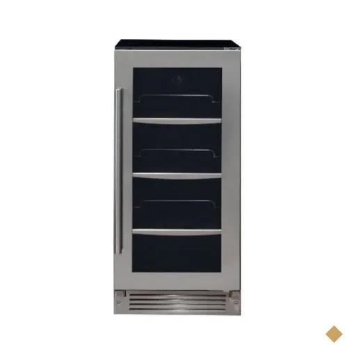 Frigobar e Cervejeira de Embutir Cuisinart Arkton 93 Litros Inox 220V