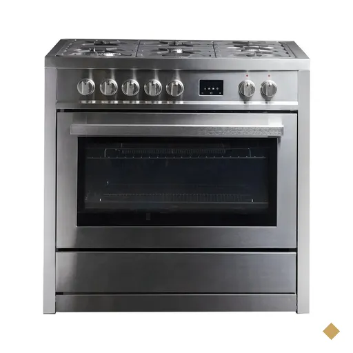 Fogão a Gás C/ Forno Elétrico Arkton C/ 5 Queimadores 90 CM 107 Litros 220V