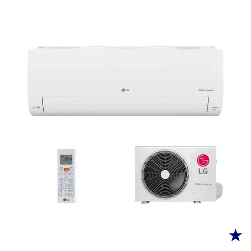 Ar-Condicionado LG Dual Inverter Voice +AI 12000 BTUs Quente/Frio S3NW12JA31A
