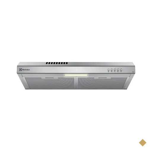 Depurador de Ar Electrolux 60 cm, Luz LED e Filtragem Dupla, Inox - DE6SS