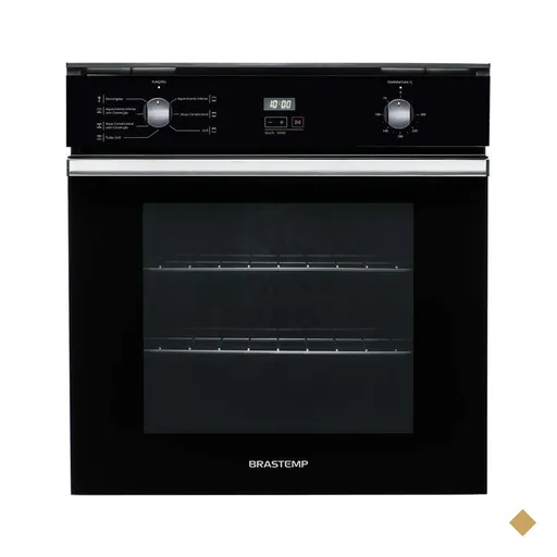 Forno Embutir Elétrico Brastemp 84L Preto c/ Convecção e Timer Touch -…