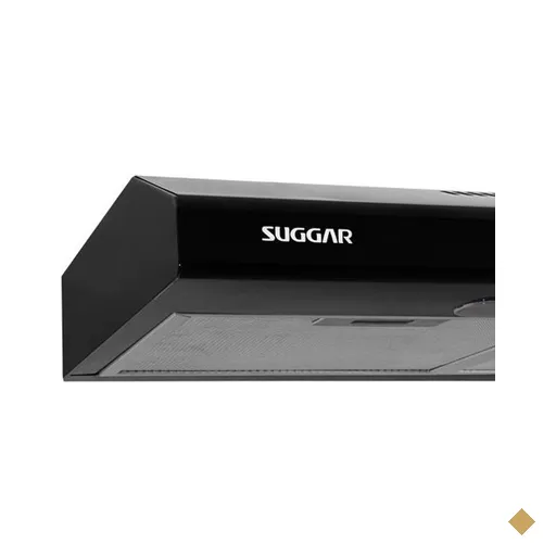 Depurador de Ar Suggar Slim, 60 cm, 3 Velocidades, Preto - DI6