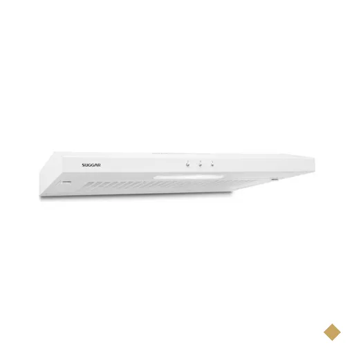 Depurador de Ar com Manta Suggar Slim, 80 cm, 1 Velocidade, Branco