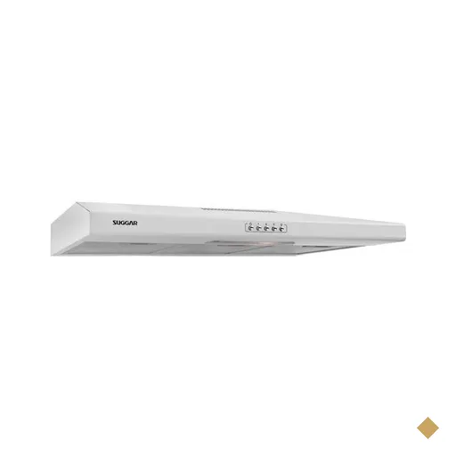 Depurador de Ar Suggar Slim, 80 cm, 3 Velocidades, Branco - DI8