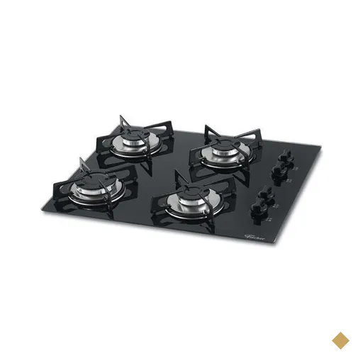 Cooktop a Gás 4 Bocas Fischer, Mesa de Vidro - 1519-5713