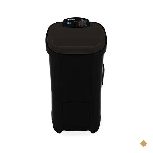 Tanquinho Mueller Superpop, 4Kg, Semiautomático, Preto