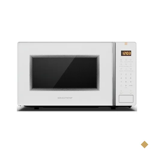 Micro-Ondas Brastemp 23 Litros com Multi Preparos, Branco - BMS23AB