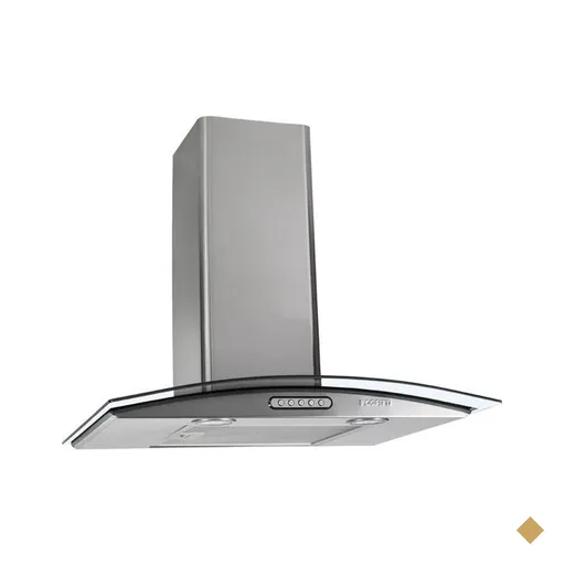 Coifa de Parede Fogatti, 60 cm, Vidro Curvo, Duto Slim, Inox - CVC60
