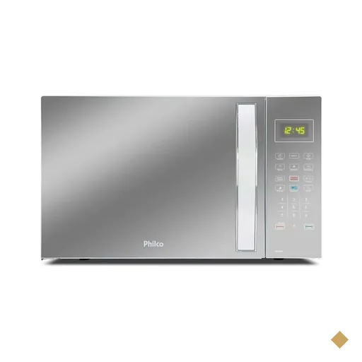Micro-Ondas Philco 34 Litros, 1400W, Espelhado, Limpa Fácil - PMO34EB