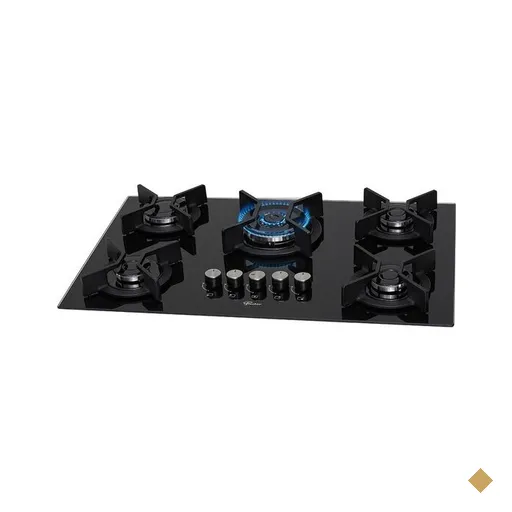 Cooktop a Gás 5 Bocas Fischer, Mesa de Vidro - 26298 - 57077