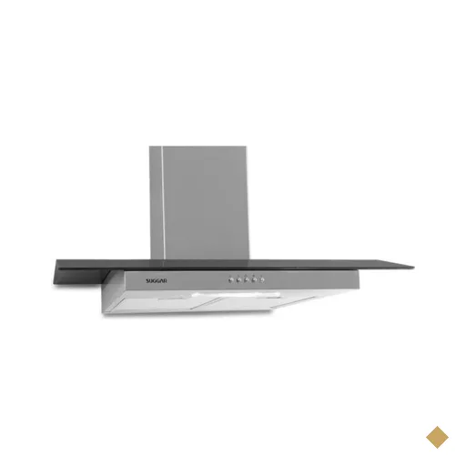 Depurador de Ar Suggar Vidrio, 90 cm, 3 Velocidades, Inox - DPV91IX