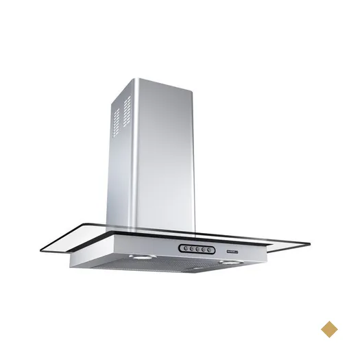 Coifa de Parede Nardelli, 60 cm, Vidro Retangular, Duto Slim, Inox - CVR60