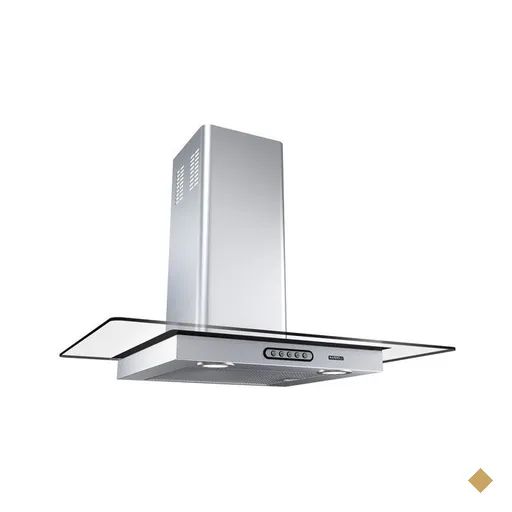 Coifa de Parede Nardelli, 75 cm, Duto Slim, Vidro Reto, Inox - CVR75