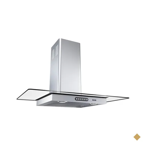 Coifa de Parede Nardelli, 80 cm, Vidro Retangular, Duto Slim, Inox - CVR80