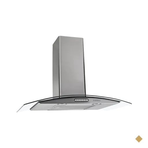Coifa de Parede Nardelli 75 cm Vidro Curvo, Inox - CVC75