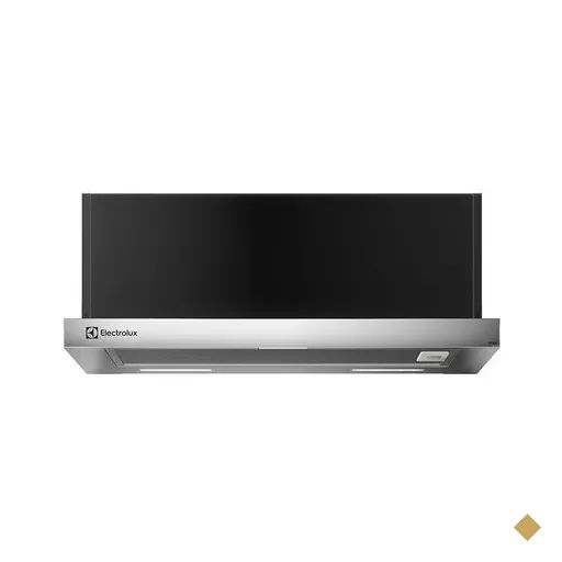 Depurador de Ar Electrolux 60cm Retrátil Efficient com Luz de Led, Inox - DE6RX