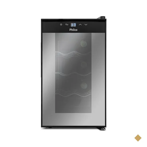 Adega Philco 8 Garrafas Display Digital Bivolt - PAD8E