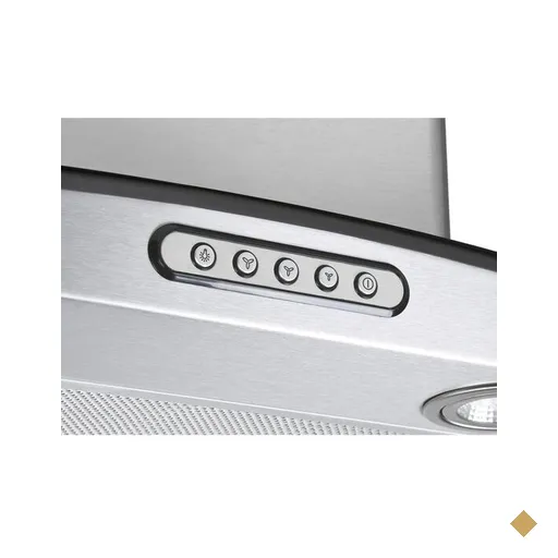 Coifa de Parede Nardelli 80 cm Vidro Curvo, Inox - CVC80