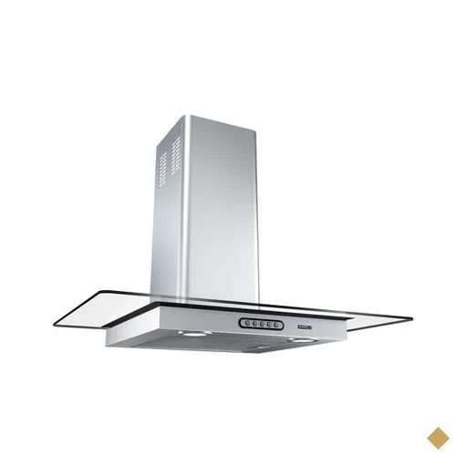 Coifa de Parede Nardelli, 70 cm, Vidro Retangular, Duto Slim, Inox - CVR70