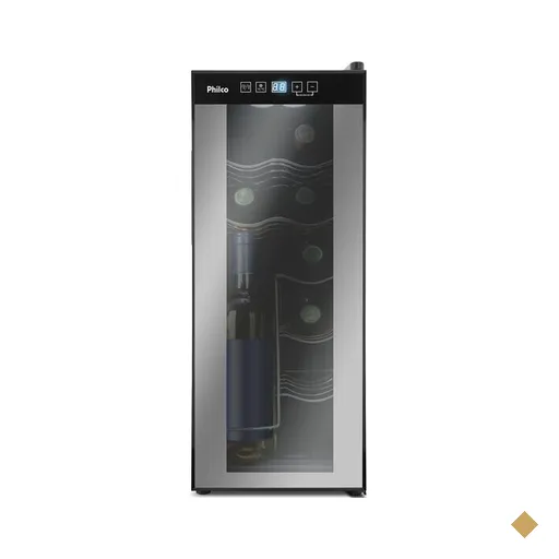Adega Philco Display Digital 12 Garrafas Bivolt - PAD12E