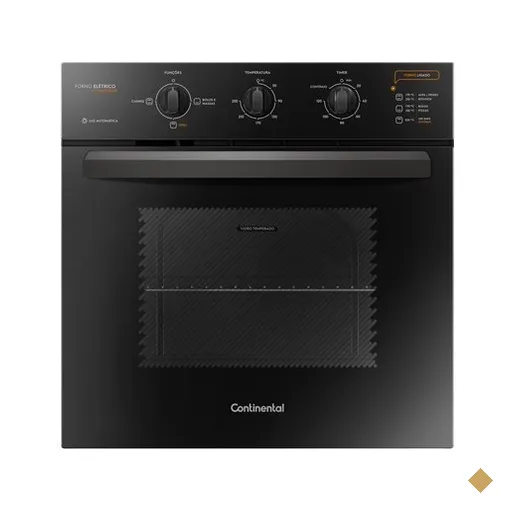 Forno Elétrico de Embutir Continental 75 Litros com Grill e Timer - OC8EP