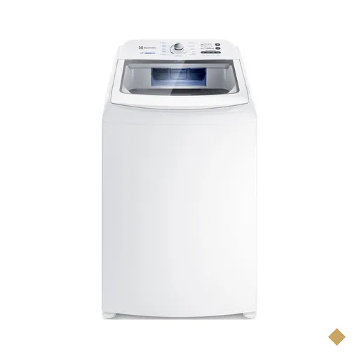 Máquina de Lavar 17kg Electrolux Essential Care com Cesto Inox - LED17