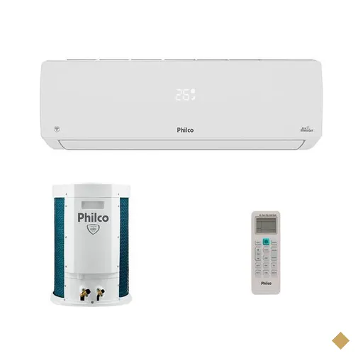 Ar-Condicionado Split Philco Inverter, 9000 BTUS, Quente e Frio