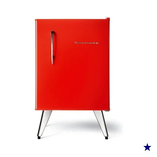 Frigobar Brastemp Retrô, 1 Porta, 76 Litros, Com Congelador, Vermelho - BRA08AV
