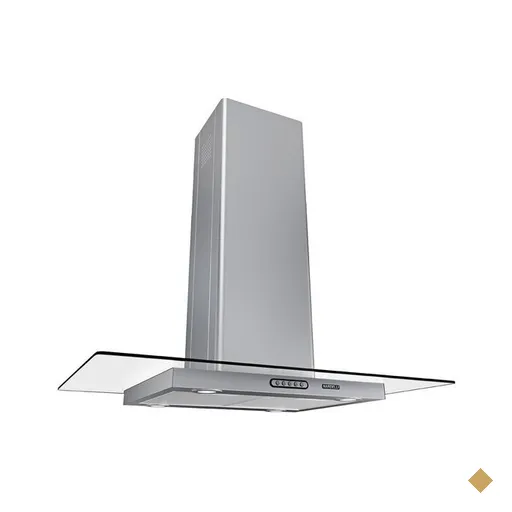 Coifa de Ilha Nardelli, 90 cm, Vidro Retangular, Inox - CIVR90