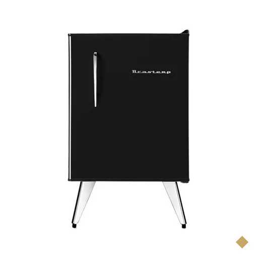 Frigobar Brastemp Retrô, 1 Porta, 76 Litros, Preto, com Congelador - BRA08AE