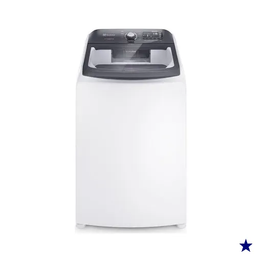 Máquina de Lavar Electrolux 17kg Premium Care com Cesto Inox e Jet&clean LEC17