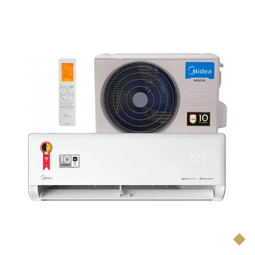 Ar-Condicionado Split 9000 BTUs Midea AI Ecomaster, Inverter, Quente e Frio