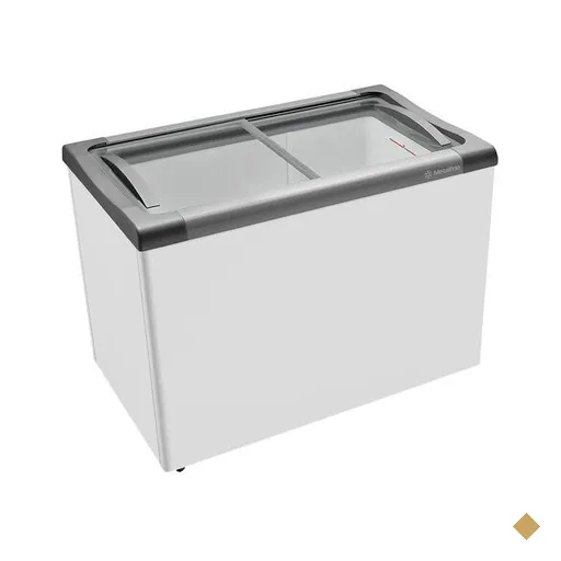 Freezer Horizontal Metalfrio 2 Portas de Vidro, 284 Litros - NF30S