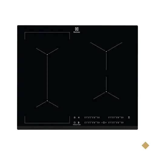Cooktop de Indução 4 Zonas de Indução Electrolux, Mesa de Vidro - IE60