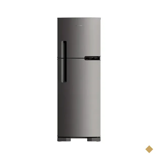 Geladeira Brastemp Frost Free Duplex 375 Litros Inox Extrafrio - BRM44HK
