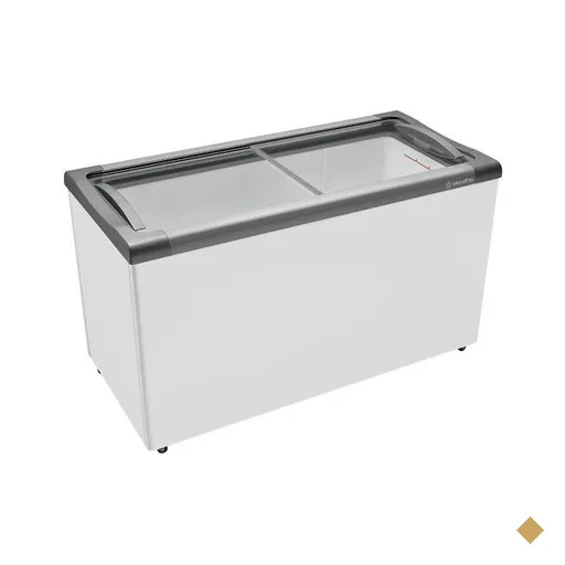 Freezer Horizontal Metalfrio 2 Portas de Vidro, 388 Litros - NF40S