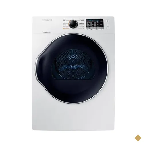 Secadora de Roupas Samsung 12 Kg Wi-Fi, Sensor de Secagem, Branca - DV12B
